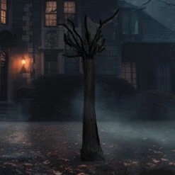 Northlight Standing Draped Ghost Tree Halloween Decoration - 7.5' - Black And Gray 17 Northlight Standing Draped Ghost Tree Halloween Decoration - 7.5' - Black And Gray -Northlight 102736231784368 2