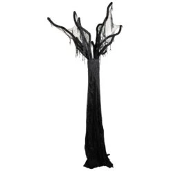 Northlight Standing Draped Ghost Tree Halloween Decoration - 7.5' - Black And Gray 13 Northlight Standing Draped Ghost Tree Halloween Decoration - 7.5' - Black And Gray -Northlight 106288169738160