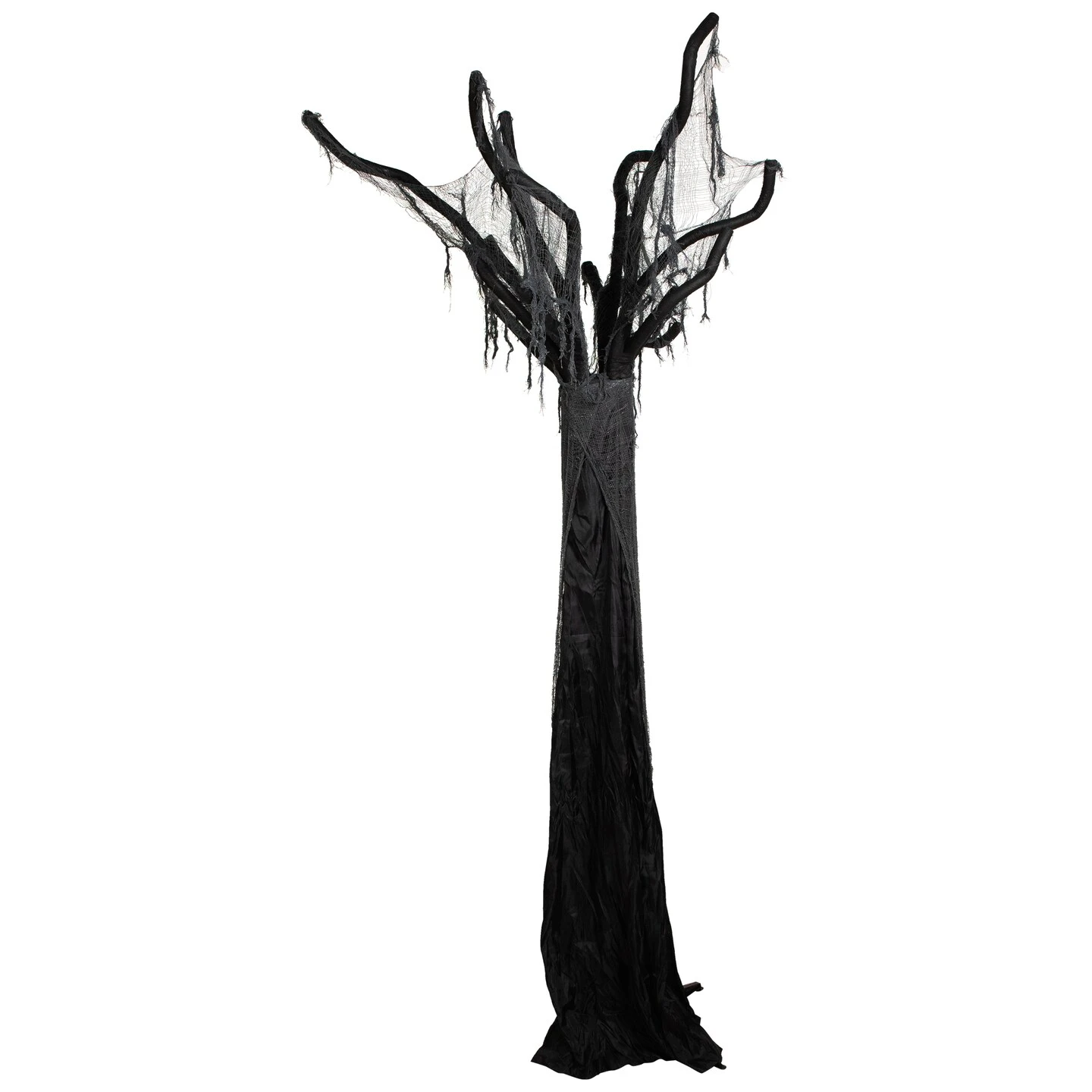 Northlight Standing Draped Ghost Tree Halloween Decoration - 7.5' - Black And Gray 6 Northlight Standing Draped Ghost Tree Halloween Decoration - 7.5' - Black And Gray - Image 4