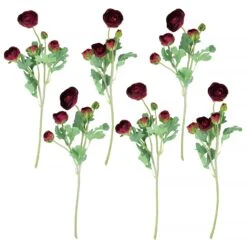 Northlight Real Touch™ Red Ranunculus Artificial Floral Sprays, Set Of 6 - 21" 11 Northlight Real Touch™ Red Ranunculus Artificial Floral Sprays, Set Of 6 - 21" -Northlight 1152950182122218144 1