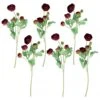 Northlight Real Touch™ Red Ranunculus Artificial Floral Sprays, Set Of 6 - 21"