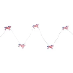 Northlight LED Pink Unicorn Fairy Lights - Warm White - 2.75' Silver Wire - 10ct -Northlight 1152950182173598368