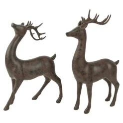 Northlight Standing Deer Christmas Decorations - 14" - Brown - Set Of 2 17 Northlight Standing Deer Christmas Decorations - 14" - Brown - Set Of 2 -Northlight 1152950182874047136 2
