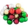 Northlight Shatterproof Ball Ornament Christmas Pick - 6.75" - Traditional Colors Multi 1 Northlight Shatterproof Ball Ornament Christmas Pick - 6.75" - Traditional Colors Multi -Northlight 1152950182924378784
