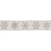 Northlight Sheer Gold Snowflake Christmas Wired Craft Ribbon 2.5" X 10 Yards 2 Northlight Sheer Gold Snowflake Christmas Wired Craft Ribbon 2.5" X 10 Yards -Northlight 1152950183341712032