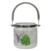 Northlight 4" Deer, Pine And Snowflakes Hand Painted Flameless Glass Candle Lantern Gray 1 Northlight 4" Deer, Pine And Snowflakes Hand Painted Flameless Glass Candle Lantern Gray -Northlight 1152950183459152544