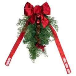 Northlight Set Of 2 Mixed Cedar And Pine Christmas Chair Back Swags Green 14 Northlight Set Of 2 Mixed Cedar And Pine Christmas Chair Back Swags Green -Northlight 1153093667368551648