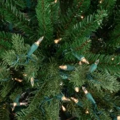 Northlight Real Touch™ Pre-Lit Medium Grande Spruce Artificial Christmas Tree - 6' - Clear Lights Green -Northlight 1153119202660402400