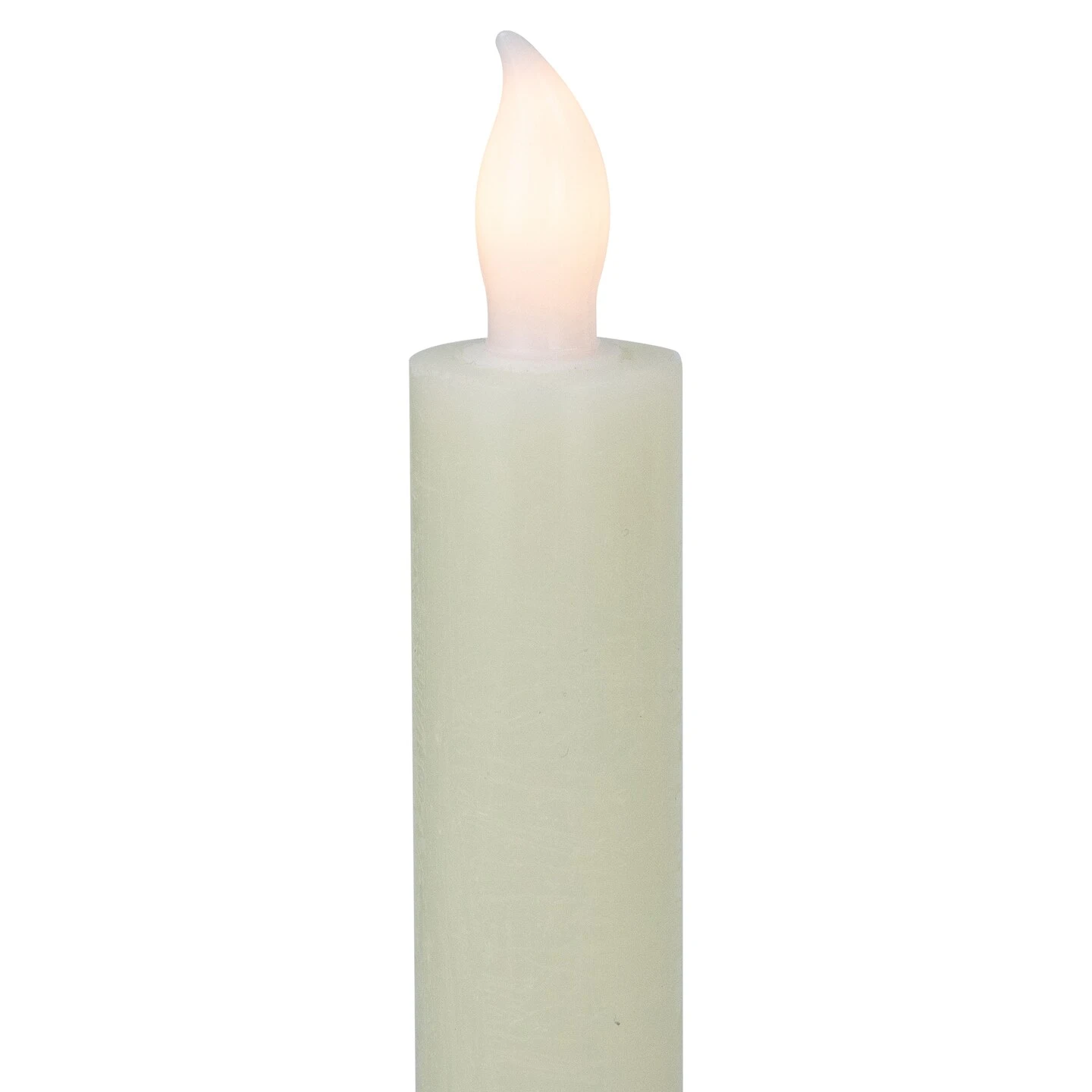 Northlight Set Of 4 Solid Cream Flameless LED Constant Wax Taper Candles 9.5" Ivory 7 Northlight Set Of 4 Solid Cream Flameless LED Constant Wax Taper Candles 9.5" Ivory - Image 5