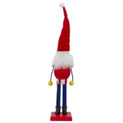 Northlight 16.75" Red And Blue Dots Christmas Nutcracker Figurine -Northlight 1153143481395952608