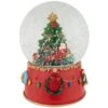 Northlight Train And Christmas Tree Village Musical Snow Globe - 8" Red -Northlight 1153284958766240416