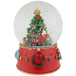 Northlight Train And Christmas Tree Village Musical Snow Globe - 8" Red 15 Northlight Train And Christmas Tree Village Musical Snow Globe - 8" Red -Northlight 1153284958766240416 2