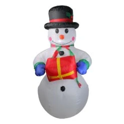 Northlight Lighted Inflatable Snowman Outdoor Christmas Decoration - 5' - White Lights 9 Northlight Lighted Inflatable Snowman Outdoor Christmas Decoration - 5' - White Lights -Northlight 1153284958886159008 1