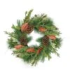 Northlight Mixed Pine With Pine Cones Artificial Christmas Wreath - 26" - Unlit Green -Northlight 1153284958928626336
