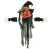 Northlight Creepy Jack-O-Lantern 3-D Halloween Window Decoration Orange -Northlight 1153301796461863584