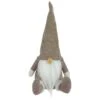Northlight Plush Sitting Gnome With Corduroy Hat Christmas Figure - 10" - Brown And White 1 Northlight Plush Sitting Gnome With Corduroy Hat Christmas Figure - 10" - Brown And White -Northlight 1153301796824670880