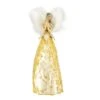 Northlight 10" Gold And White Angel Christmas Tree Topper, Unlit -Northlight 1153301797987148448