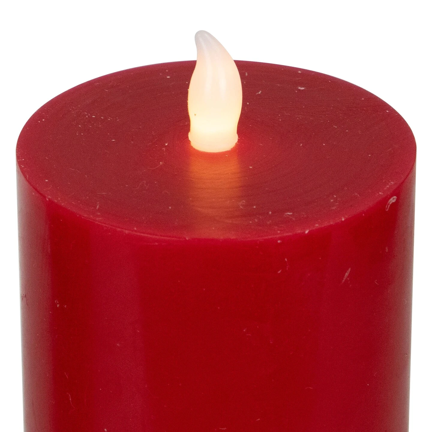 Northlight LED Flameless Flickering Wax Pillar Candles - 8" - Red - Set Of 3 9 Northlight LED Flameless Flickering Wax Pillar Candles - 8" - Red - Set Of 3 - Image 7