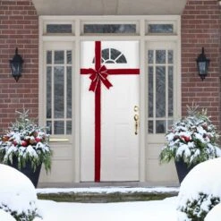 Northlight 14' Red And White Velvet Christmas Door Bow 11 Northlight 14' Red And White Velvet Christmas Door Bow -Northlight 1153383285470007968