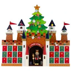 Northlight 20.5" Nutcracker Castle Christmas Advent Calendar Decoration Green 15 Northlight 20.5" Nutcracker Castle Christmas Advent Calendar Decoration Green -Northlight 1153394048736773344
