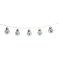 Northlight LED Christmas Trees In Bulbs Light Set - Warm White Lights- 4.25' Clear Wire - 10ct -Northlight 1153422313317589664