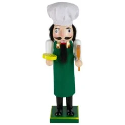Northlight 14" Green And White Wooden Christmas Nutcracker Pizza Maker 10 Northlight 14" Green And White Wooden Christmas Nutcracker Pizza Maker -Northlight 1153422314481509024 1