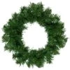 Northlight 16" Deluxe Dorchester Pine Artificial Christmas Wreath - Unlit Green -Northlight 1153422314833830560