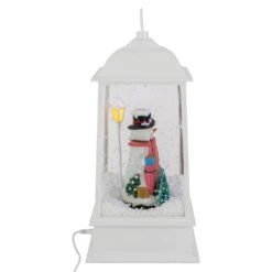 Northlight LED Lighted Musical Snowing Snowman Christmas Lantern - 13.5" White 12 Northlight LED Lighted Musical Snowing Snowman Christmas Lantern - 13.5" White -Northlight 1153436441238389984