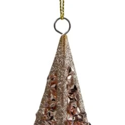 Northlight Star Shaped Glitter Sequin Christmas Ornament - 5.5" - Rose Gold -Northlight 1153436441556960480