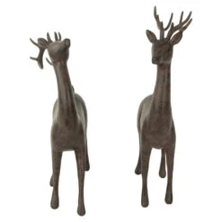 Northlight Standing Deer Christmas Decorations - 14" - Brown - Set Of 2 16 Northlight Standing Deer Christmas Decorations - 14" - Brown - Set Of 2 -Northlight 1153436443154990304