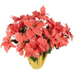 Northlight Artificial Christmas Poinsettia With Wrapped Base - 28" - Pink 14 Northlight Artificial Christmas Poinsettia With Wrapped Base - 28" - Pink -Northlight 1153445779700860128