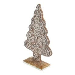 Northlight Glittered Gingerbread Tree Christmas Decoration - 8.25" Beige 14 Northlight Glittered Gingerbread Tree Christmas Decoration - 8.25" Beige -Northlight 1153465326776501472