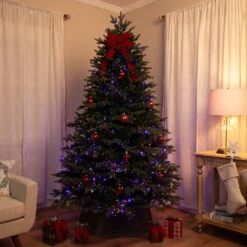 Northlight Real Touch™ Pre-Lit Grande Balsam Fir Artificial Christmas Tree - 7.5' Dual Color LED Green 14 Northlight Real Touch™ Pre-Lit Grande Balsam Fir Artificial Christmas Tree - 7.5' Dual Color LED Green -Northlight 123430573909296