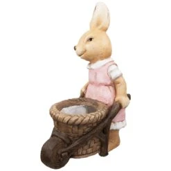 Northlight Girl Rabbit Outdoor Easter Garden Planter - 18.75" Brown 16 Northlight Girl Rabbit Outdoor Easter Garden Planter - 18.75" Brown -Northlight 138317306300688