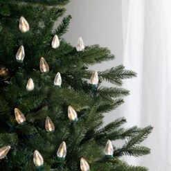 Northlight LED C7 Christmas Lights - Warm White - 16' Green Wire - 25ct Clear 14 Northlight LED C7 Christmas Lights - Warm White - 16' Green Wire - 25ct Clear -Northlight 138318173653264