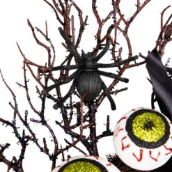 Northlight Eyeballs And Spiders Halloween Twig Wreath - 24" - Unlit Black 15 Northlight Eyeballs And Spiders Halloween Twig Wreath - 24" - Unlit Black -Northlight 13879991513520