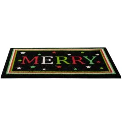Northlight Black Coir "Merry" Christmas Doormat 18" X 30" 14 Northlight Black Coir "Merry" Christmas Doormat 18" X 30" -Northlight 141818928349744