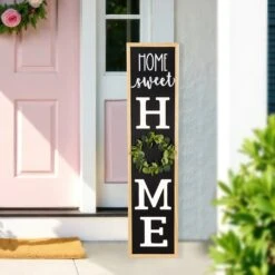 Northlight 40 Inch "Home Sweet Home" Wooden Framed Outdoor Porch Board Sign Decoration Black 17 Northlight 40 Inch "Home Sweet Home" Wooden Framed Outdoor Porch Board Sign Decoration Black -Northlight 142765695422512 2