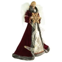 Northlight 18" Lighted Red And Gold Angel In A Dress Christmas Tree Topper - Warm White Lights 13 Northlight 18" Lighted Red And Gold Angel In A Dress Christmas Tree Topper - Warm White Lights -Northlight 146226506777824