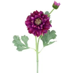 Northlight Real Touch™ Mulberry Purple Dahlia Artificial Floral Sprays, Set Of 6 - 23" -Northlight 146226636801248