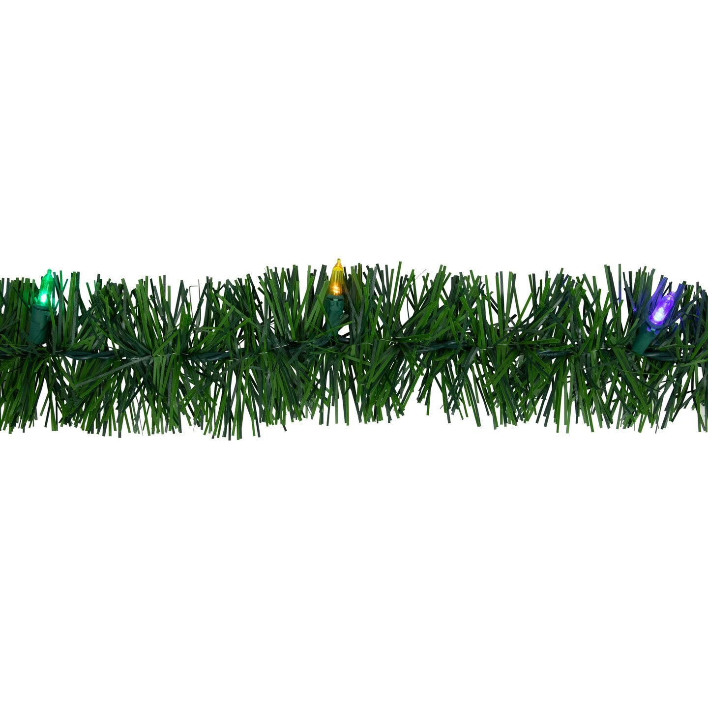 Northlight 18' X 3" Pre-Lit Pine Artificial Christmas Garland, Multicolor LED Lights Green 7 Northlight 18' X 3" Pre-Lit Pine Artificial Christmas Garland, Multicolor LED Lights Green - Image 5