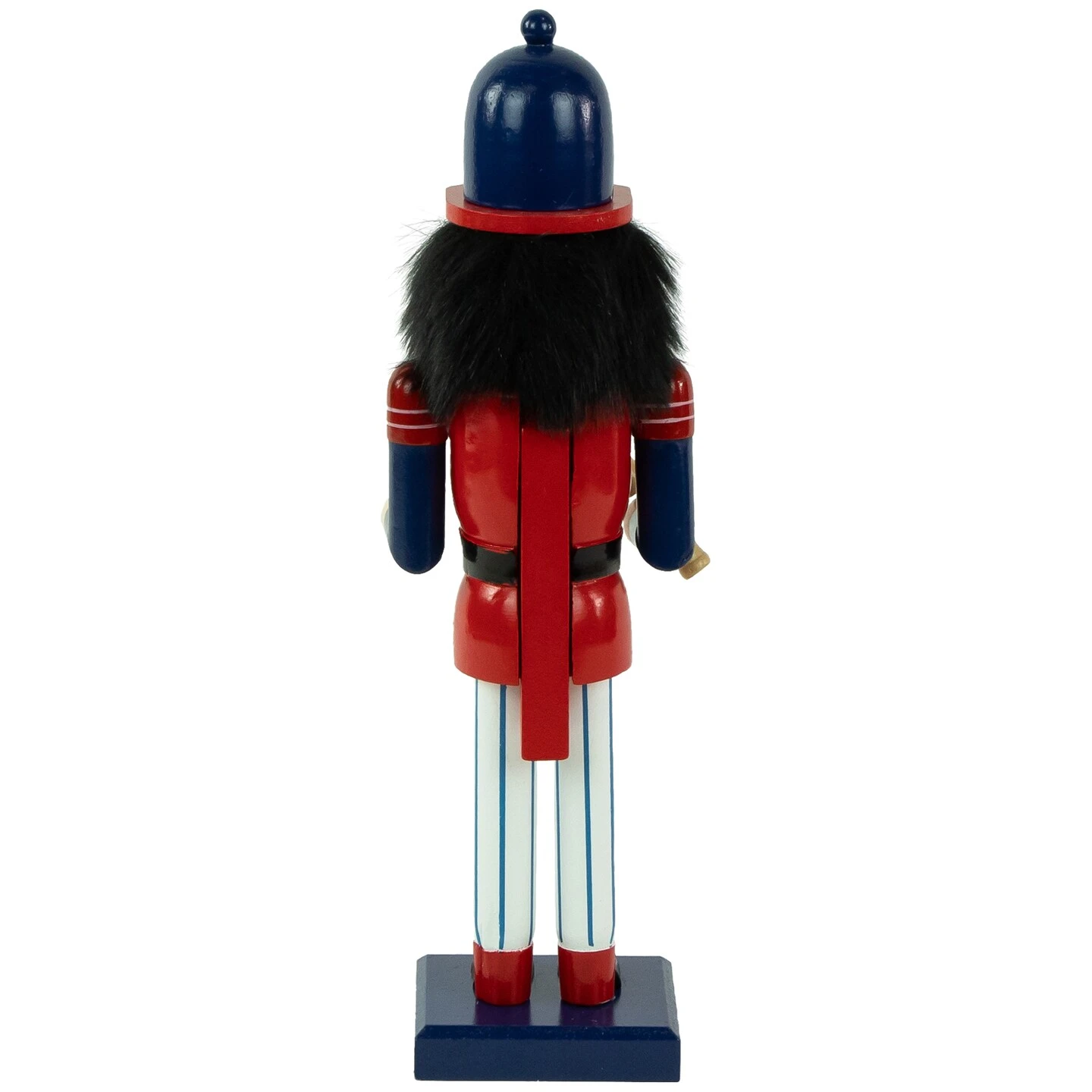 Northlight 14" Red And Blue Wooden Christmas Nutcracker Baseball Player 8 Northlight 14" Red And Blue Wooden Christmas Nutcracker Baseball Player - Image 6