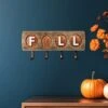 Northlight Pumpkin "Fall" Wooden Wall Hook Harvest Sign - 20" Bronze 1 Northlight Pumpkin "Fall" Wooden Wall Hook Harvest Sign - 20" Bronze -Northlight 148909850352560