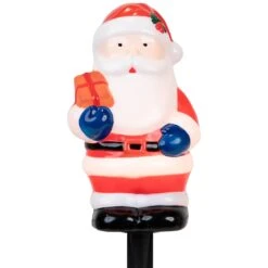 Northlight Lighted Santa Claus Christmas Pathway Markers - 16" - Set Of 4 Red -Northlight 151600583241776