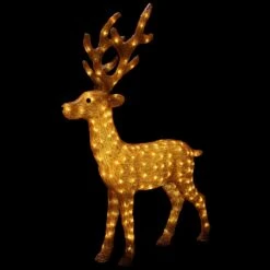 Northlight LED Lighted Commercial Grade Acrylic Reindeer Outdoor Christmas Decoration - 46" Brown 17 Northlight LED Lighted Commercial Grade Acrylic Reindeer Outdoor Christmas Decoration - 46" Brown -Northlight 152780753069280 2