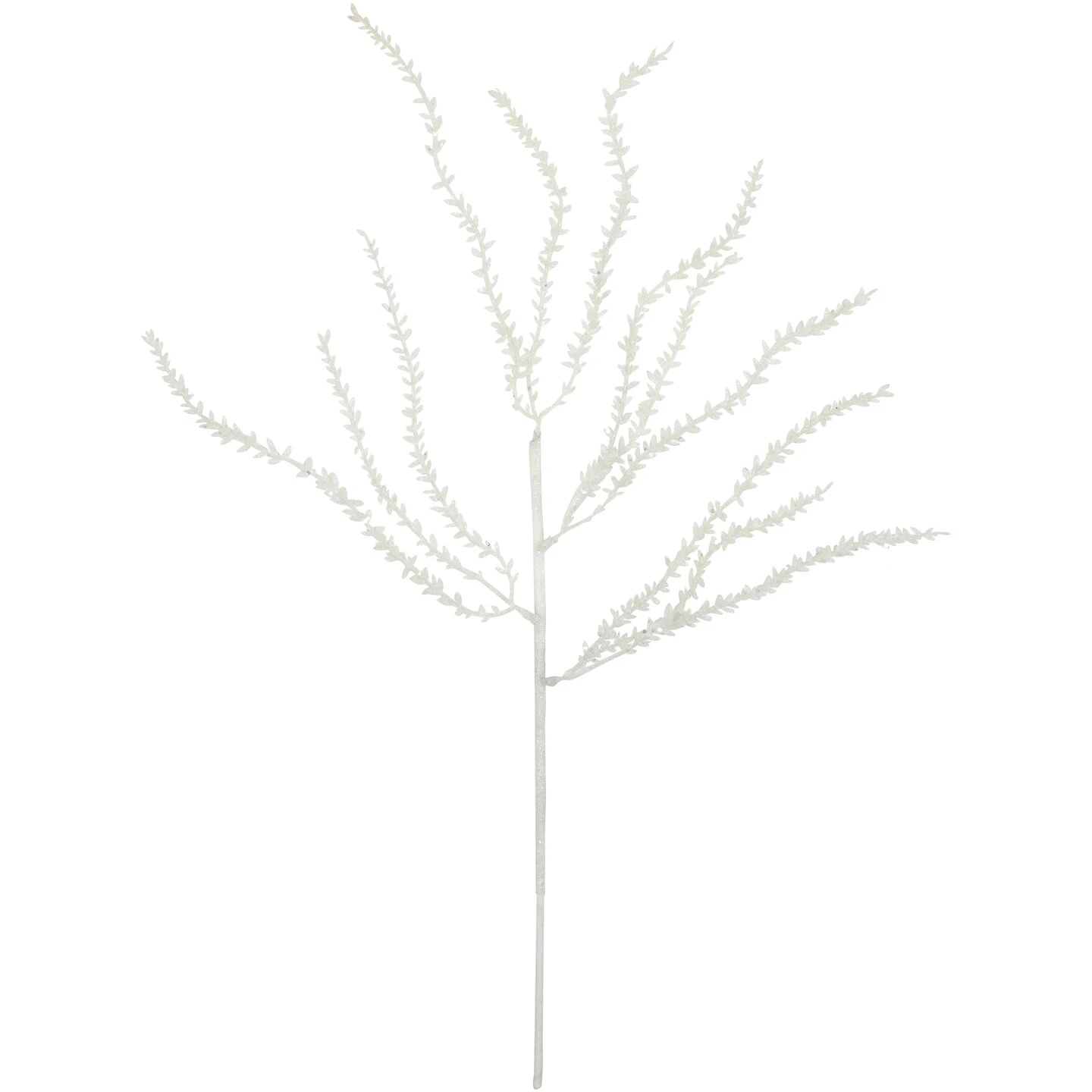 Northlight 27" White Glittered Weeping Christmas Spray 3 Northlight 27" White Glittered Weeping Christmas Spray