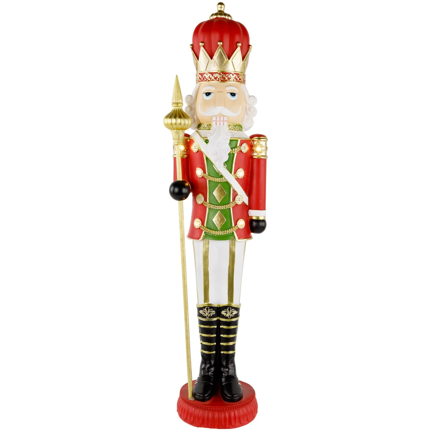Northlight 22" Red And Gold Christmas Nutcracker With Scepter 10 Northlight 22" Red And Gold Christmas Nutcracker With Scepter - Image 8