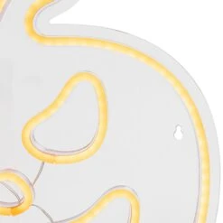 Northlight LED Jack-O-Lantern Neon Lighted Halloween Wall Or Window Decoration - 15" - Orange -Northlight 157565711256880