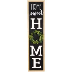 Northlight 40 Inch "Home Sweet Home" Wooden Framed Outdoor Porch Board Sign Decoration Black 12 Northlight 40 Inch "Home Sweet Home" Wooden Framed Outdoor Porch Board Sign Decoration Black -Northlight 161064429809680