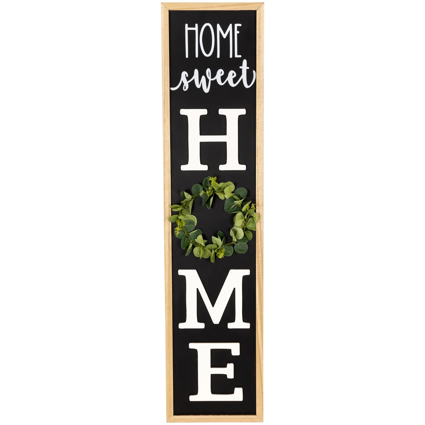 Northlight 40 Inch "Home Sweet Home" Wooden Framed Outdoor Porch Board Sign Decoration Black 5 Northlight 40 Inch "Home Sweet Home" Wooden Framed Outdoor Porch Board Sign Decoration Black - Image 3